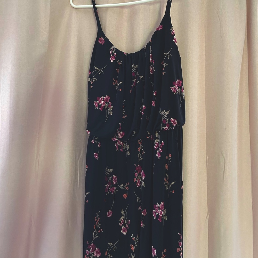 Silky Floral Pantsuit